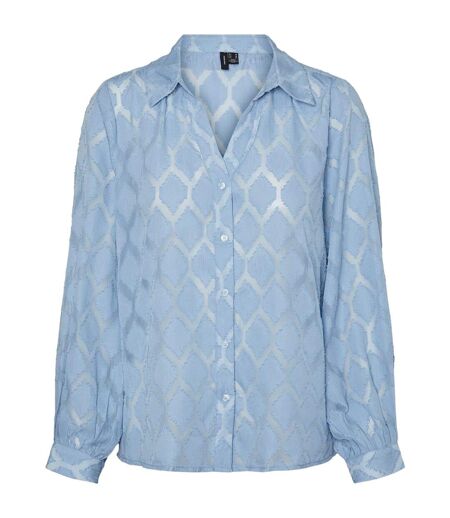 Blouse Manches Longues Mayla Femme Bleu Pastel Vero Moda