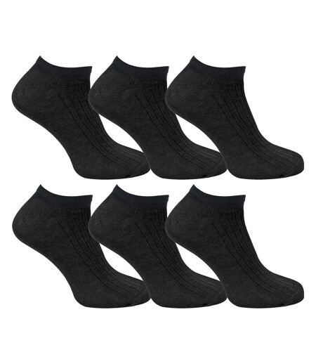 12 Pack Mens 100% Cotton Trainer Socks