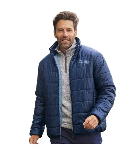 Doudoune matelassée homme bleu marine Atlas For Men