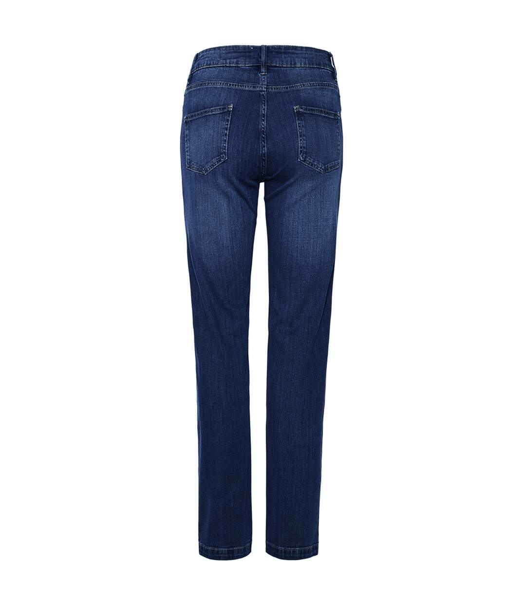 So denim womens/ladies katy straight jeans dark blue wash AWDis