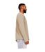 Mens ringspun cotton long-sleeved t-shirt sand Casual Classic