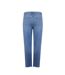 Womens/ladies Denim Distressed Jeans Blue Fabric-1