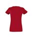 SOLS Womens/Ladies Regent Fit Short Sleeve T-Shirt (Red) - UTPC2921