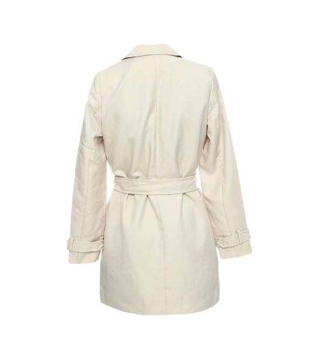 Trench Celeste Femme Blanc Cassé Vero Moda