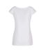 T-shirt Femme Blanc Build Your Brand-2