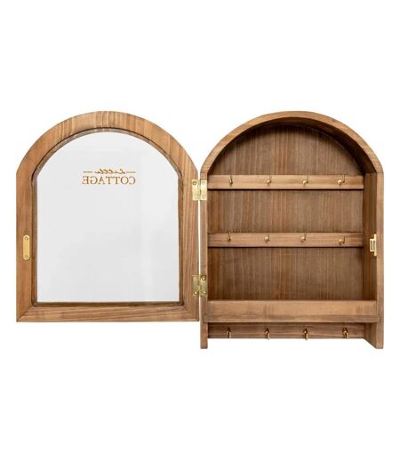 Boîte à Clés en Bois Roxie 28cm Marron