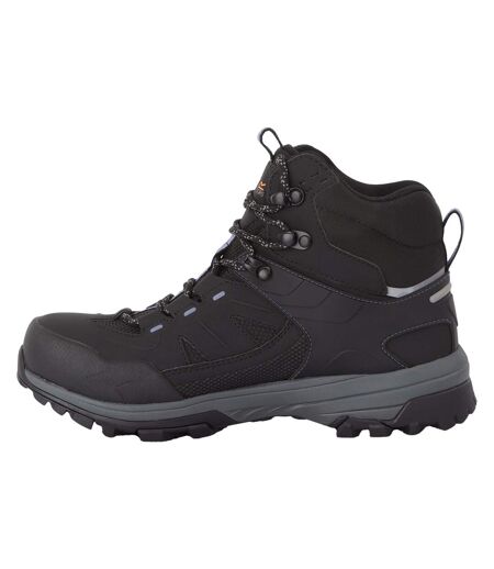 Chaussures Montantes De Marche Regen Femme Noir Bleu Lilas Regatta