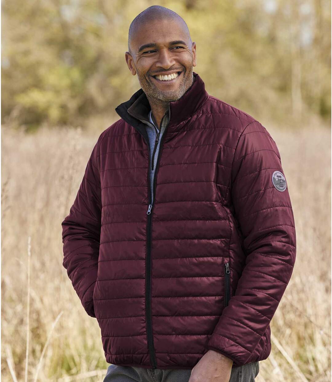 Men's lightweight outlet puffer jacket