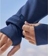 Men's Dark Blue Softshell Sports Jacket Atlas For Men