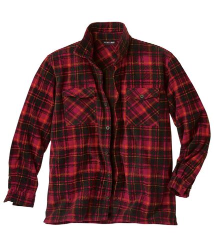 Svrchní fleecová košile ve stylu kanadských dřevorubců