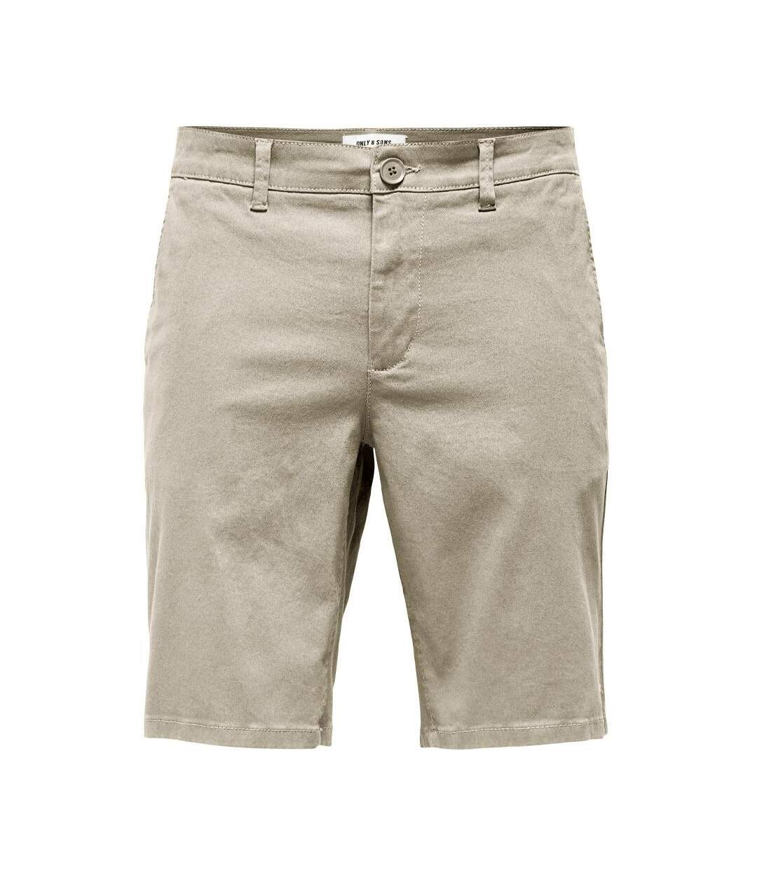 Short Chino Écru Homme ONLY & SONS  22026607 - L-1