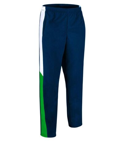 Pantalon jogging sport homme - VERSUS - bleu marine - blanc - vert kelly