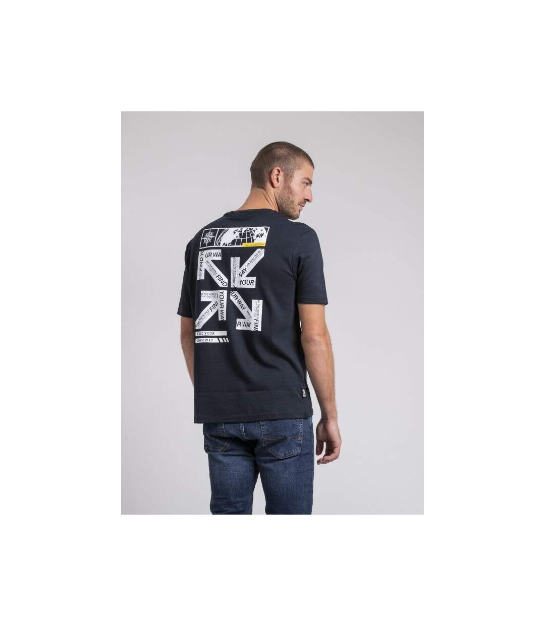 T-shirt col rond oversize pur coton JOEDEN-2
