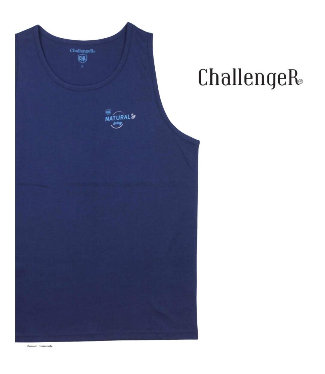Débardeur Homme Challenger Spoke 2 en Coton – Le Maillot Sans Manches au Confort Absolu-4