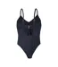 Womens/ladies Zaria One Piece Swimsuit Black Aquawave-3