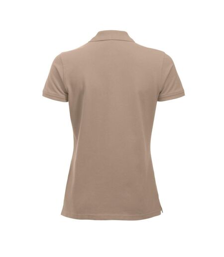 Polo Marion Femme Café Au Lait Clique