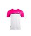 T-shirt Manches Courtes Homme Rose Blanc Imprimé 11 Degrees-1