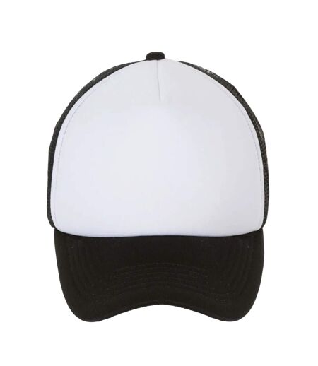 Casquette De Baseball Bubble Blanc Noir SOLS