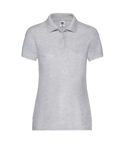 Fruit of the Loom - Polo LADY FIT 65/35 - Femme (Gris chiné) - UTRW10141