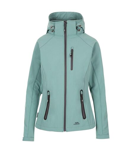 Veste softshell bela femme vert sarcelle pâle Trespass