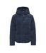 Doudoune velours côtelé marine femme jdy vita-2