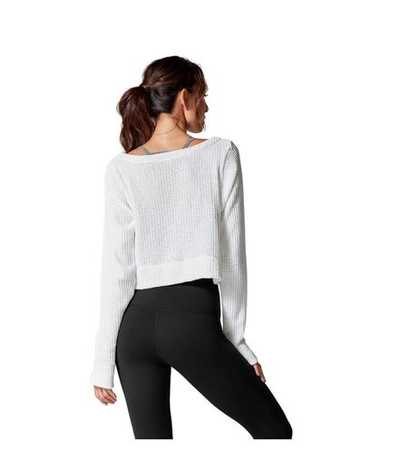 Sweat warm up femme blanc Tavi Noir