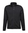 Tee Jays Mens Knitted Outdoor Fleece Jacket (Black) - UTPC3416