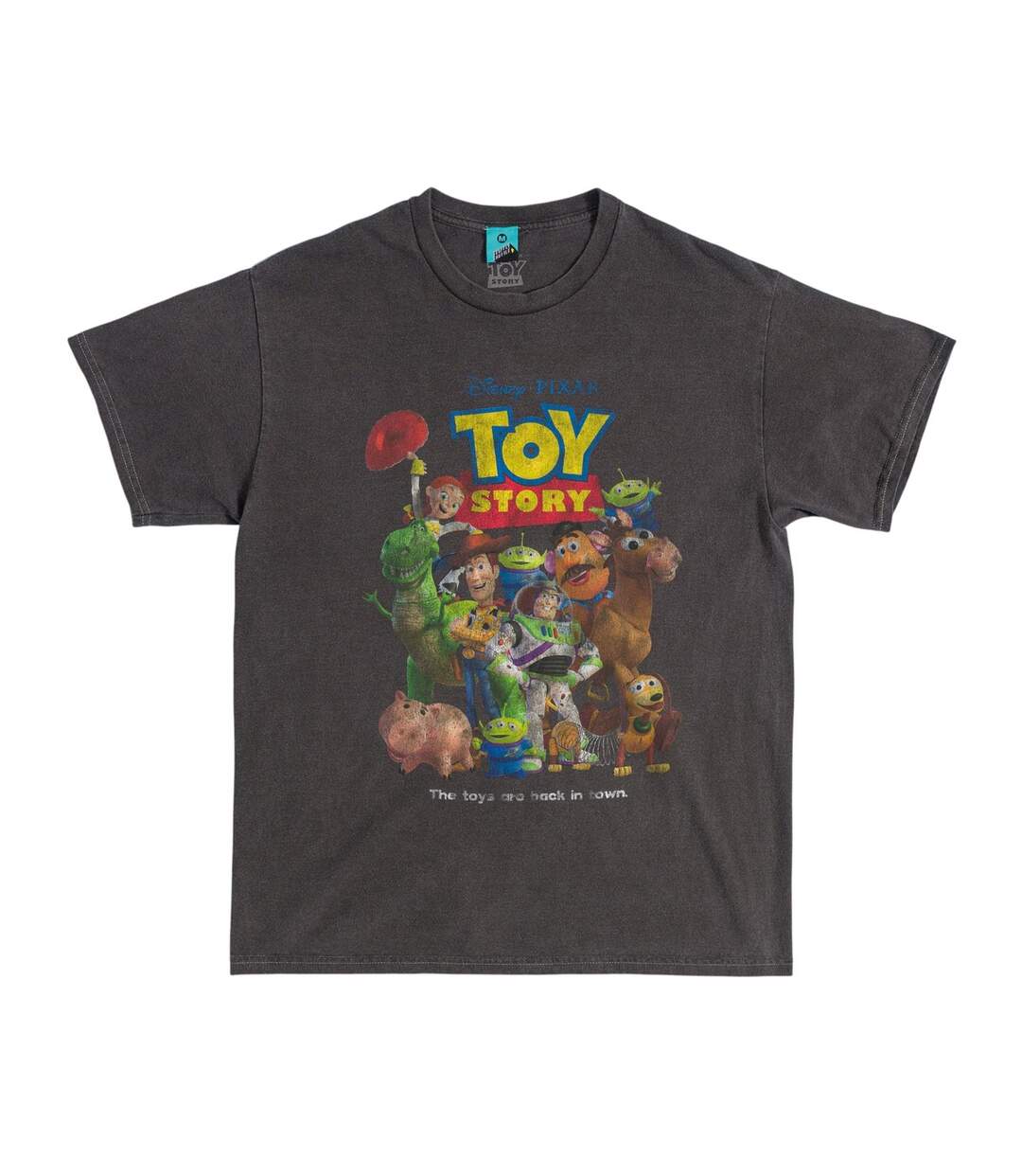 T-shirt The Toys Are Back In Town Adulte Anthracite Toy Story-1