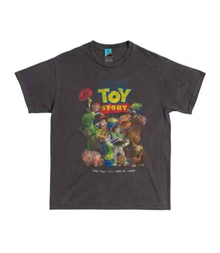 T-shirt The Toys Are Back In Town Adulte Anthracite Toy Story