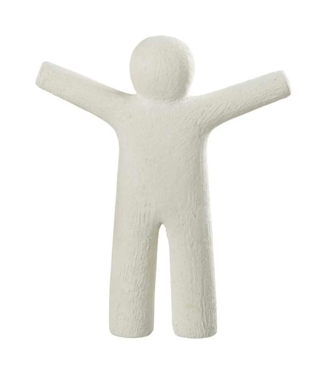 Statuette Déco P'tit Maurice Rugueux 30cm Blanc-1