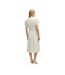 Womens/ladies Debasa2 Satin Wrap Dress White Boss-3