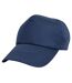 Casquette unie 100% coton enfant unisexe bleu marine Result-1