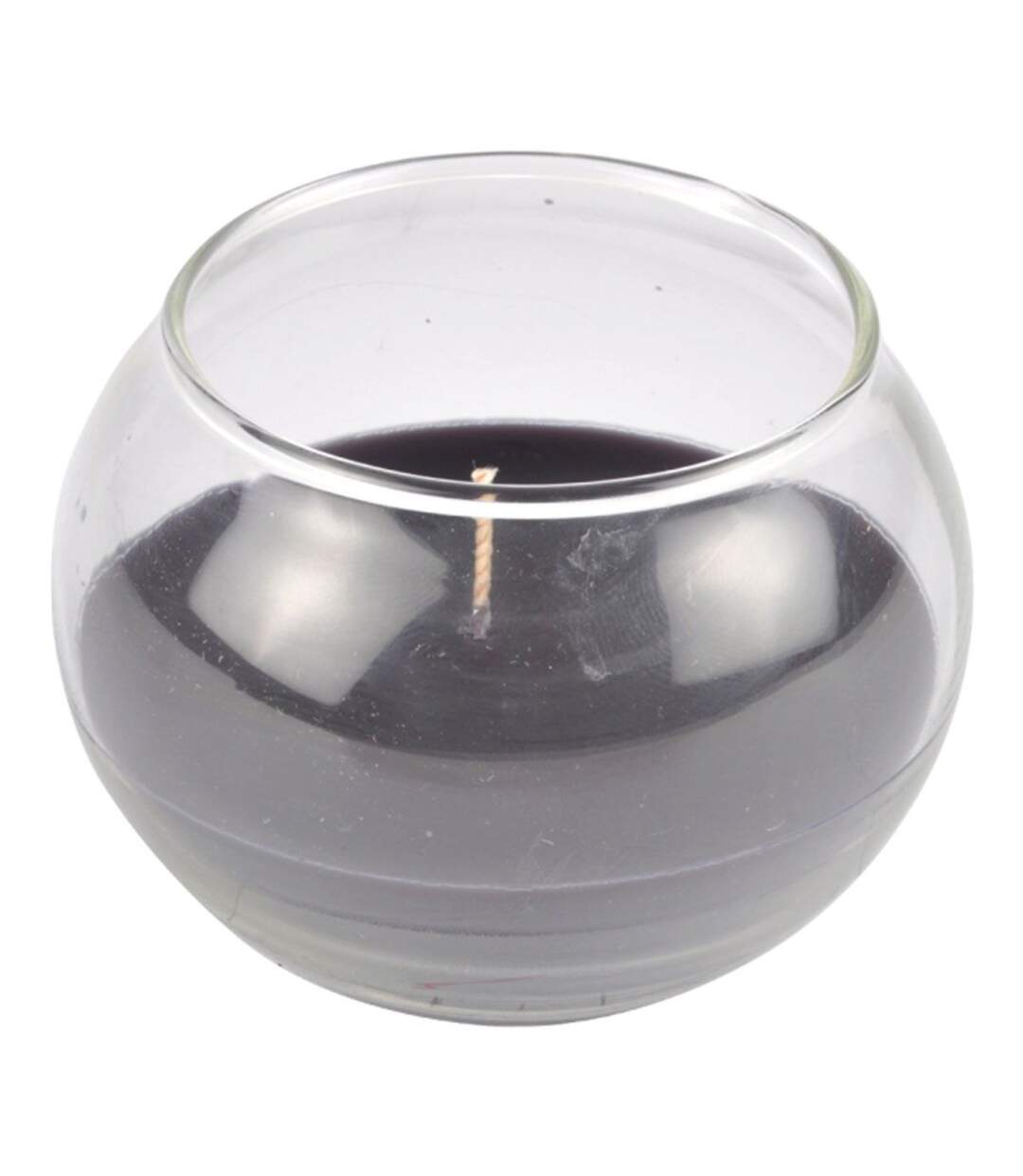 Bougie Boule en Verre Essentiel 8cm Bois de Cèdre-1