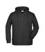 Veste À Capuche Homme Noir Chiné James And Nicholson-1