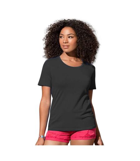 Stedman Womens/Ladies Stars T-Shirt (Black Opal) - UTAB469