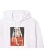 Sweat À Capuche Motif/style Imprimé Graphique Femme Blanc Lacoste-2