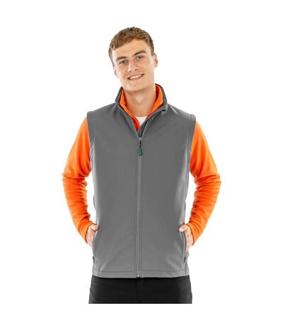 Veste Sans Manches Homme Gris Result Genuine Recycled