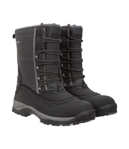 Mountain Warehouse Mens Park Snow Boots (Charcoal) - UTMW1618