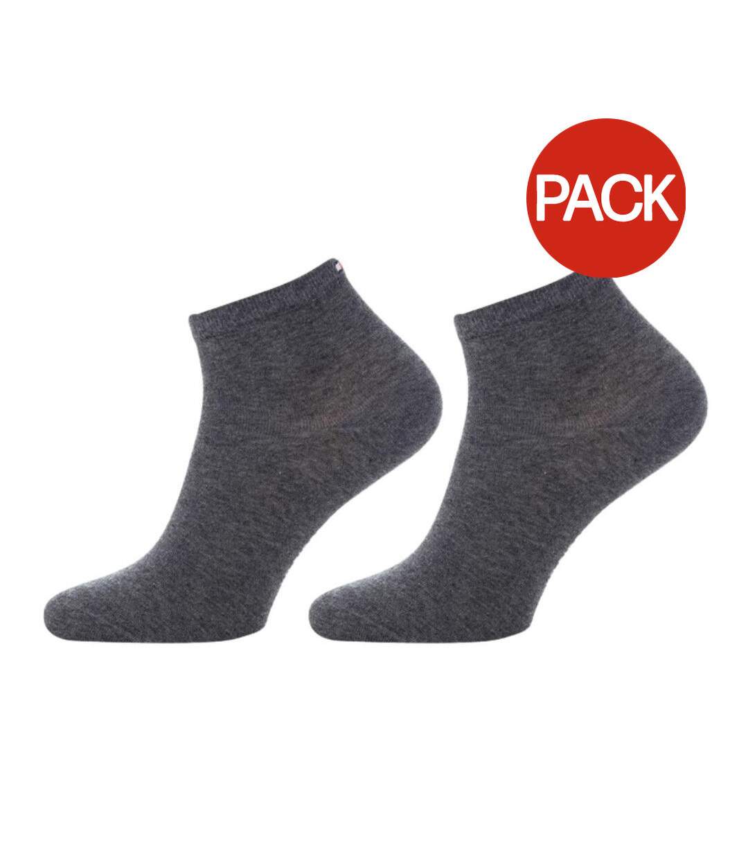 Socquettes Motif/style Logo Brodé Femme Graphite Tommy Hilfiger-1
