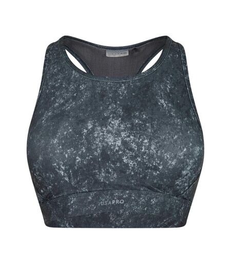Brassière De Sport Femme Noir Imprimé USA Pro