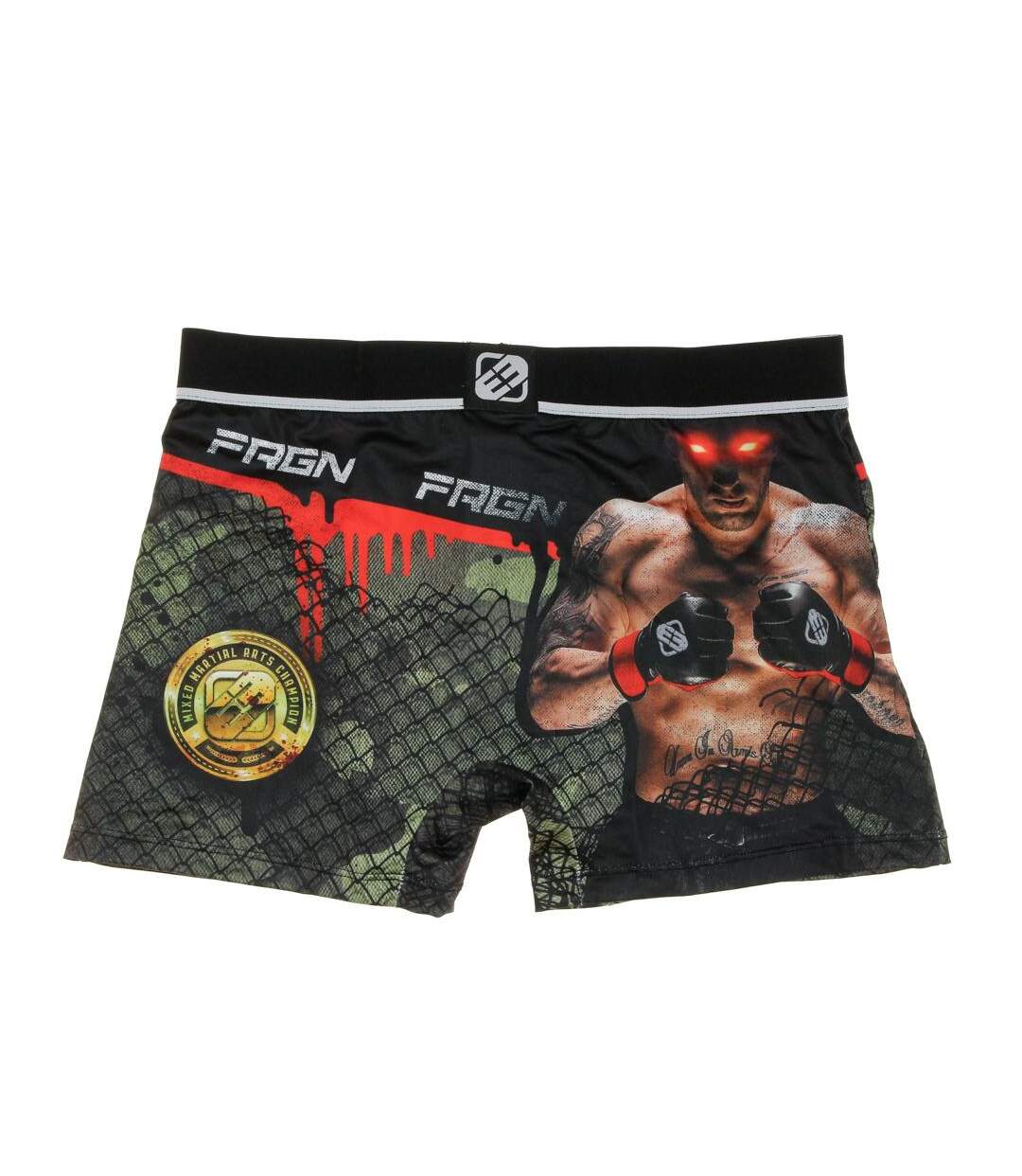 Boxer noir homme freegun mma - l-2