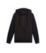 Mens Hybrid Softshell Full Zip Hoodie Black Lyle & Scott-2