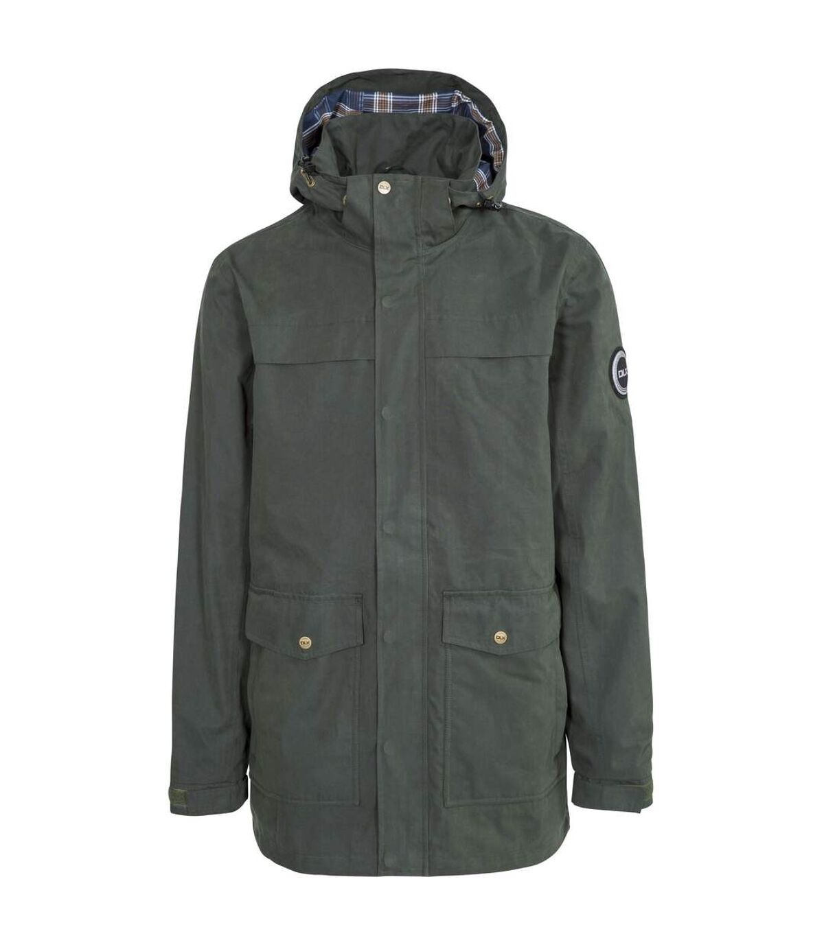 Trespass Mens Rowland Waterproof Jacket (Olive)