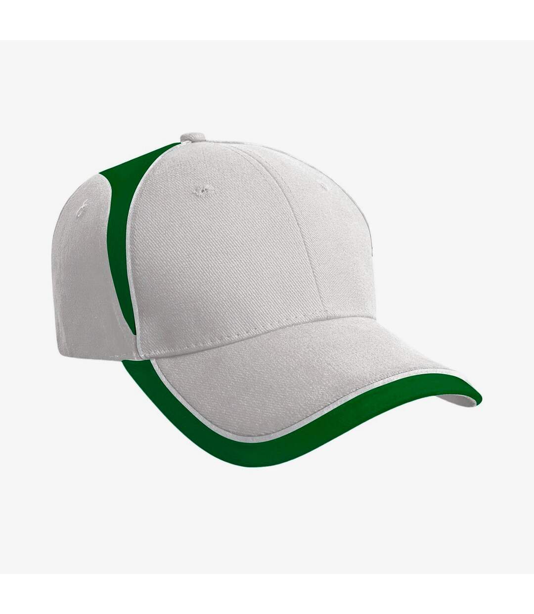 Casquette de baseball national blanc / émeraude Result Headwear-1