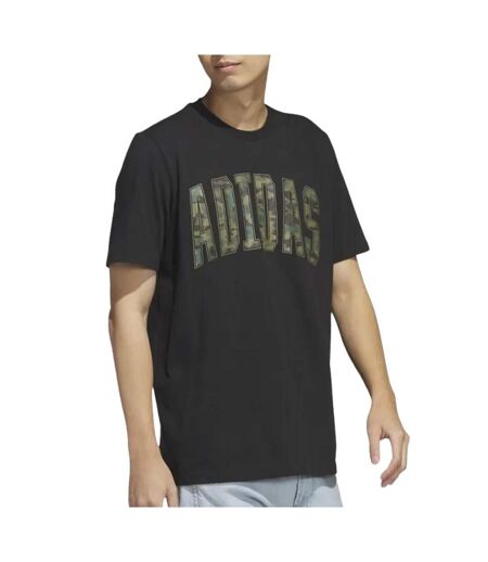 T-Shirt noir homme adidas camo