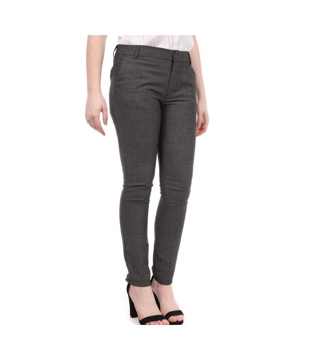 Pantalon Anthracite Femme Teddy Smith City Jacquard - 29