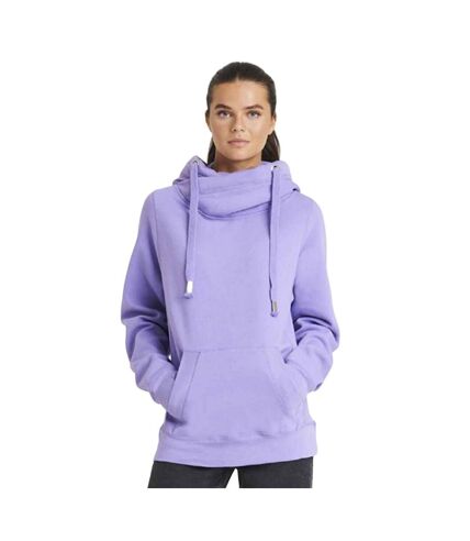 Hoods mens cross neck hoodie digital lavender AWDis