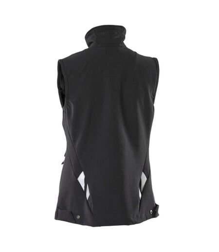 Womens/ladies Accelerate Stretch Lightweight Gilet Black Mascot