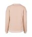 Pull College Femme Rose Clair Blanc Build Your Brand-2