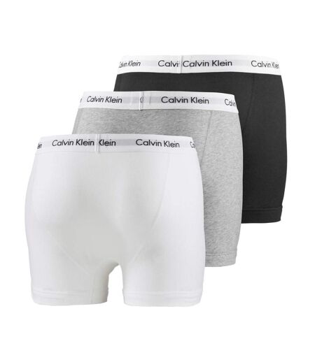 X3 boxers noir/blanc/gris homme calvin klein jeans trunk 3p - xs